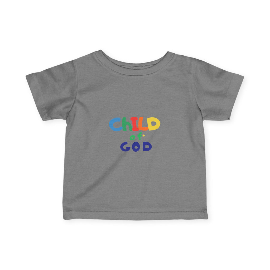 Toddler Child of God Infant Tee — Colorful Religious Baby T‑Shirt