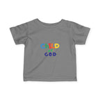 Toddler Child of God Infant Tee — Colorful Religious Baby T‑Shirt