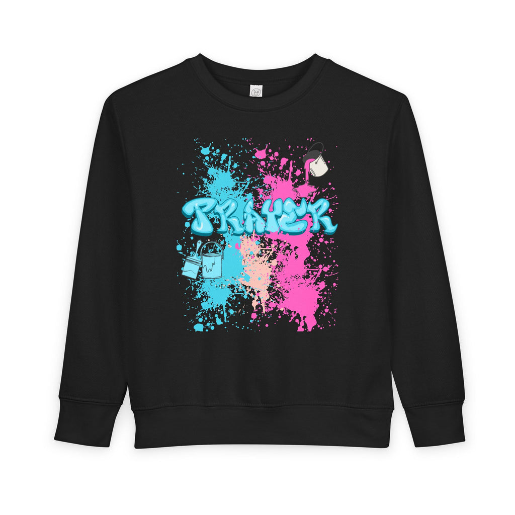 Colorful Toddler Sweatshirt with Fun Splash Design- The FOG BRAND's Cute Toddler Apparel, Kids Gift, Playtime Wear, Birthday Present, Cozy Kids Clothing