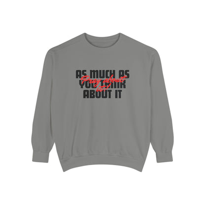 Pray About It- Religious, Unisex, Bold Print Sweatshirt, Cozy, Relaxed Fit for Everyday Wear,