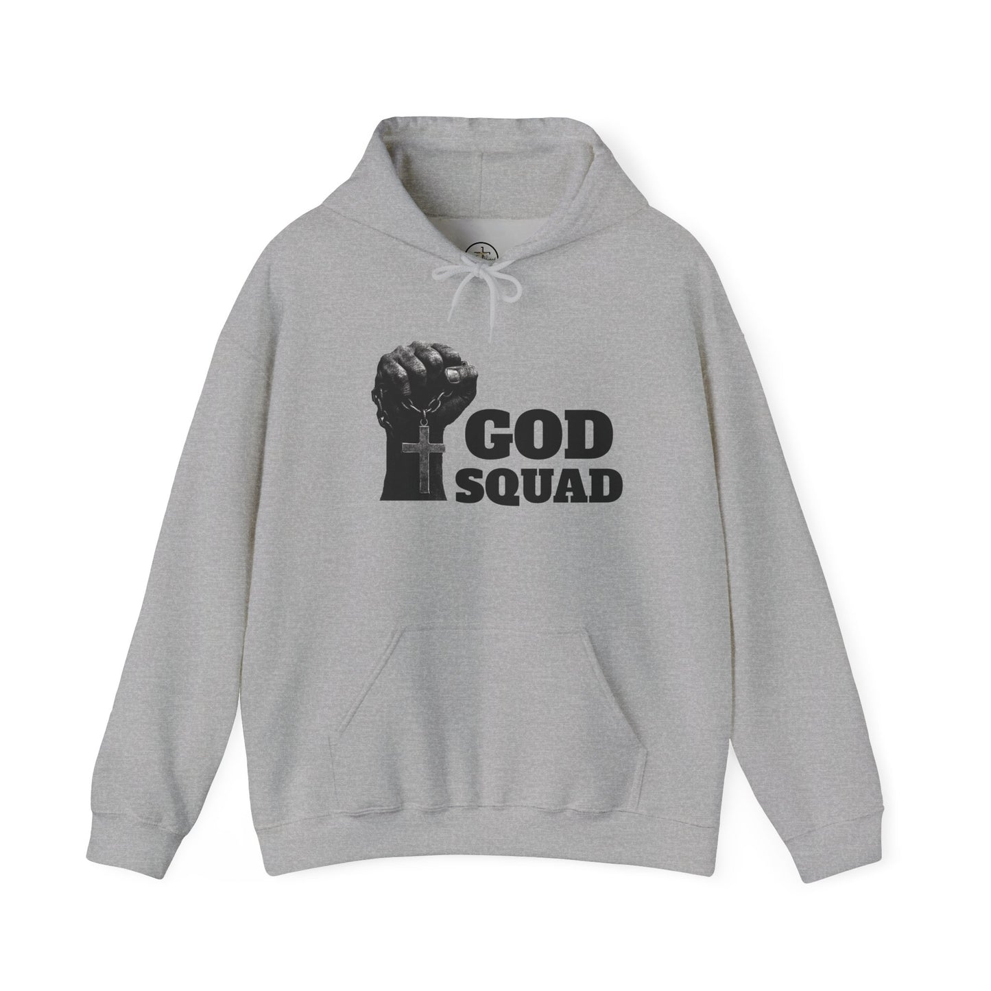 GOD SQUAD by The FOG BRAND- Unisex Hooded Sweatshirt with scripture-Spiritual Gift, Cozy Lounge Wear, Inspirational Apparel, Christian Apparel