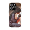 Cell phone case-Woman Praying-Spiritual Prayer Phone Case - Tough Cases with Inspirational Design
