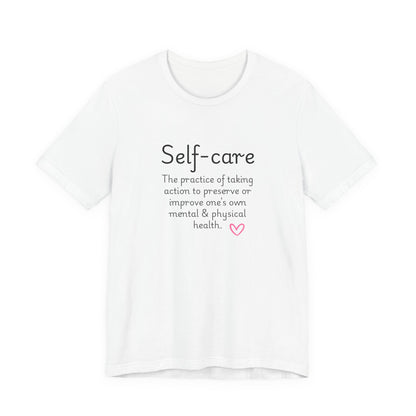 Embrace Self-Care Unisex Jersey Tee
