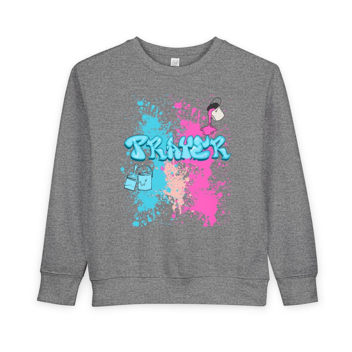 Colorful Toddler Sweatshirt with Fun Splash Design- The FOG BRAND's Cute Toddler Apparel, Kids Gift, Playtime Wear, Birthday Present, Cozy Kids Clothing