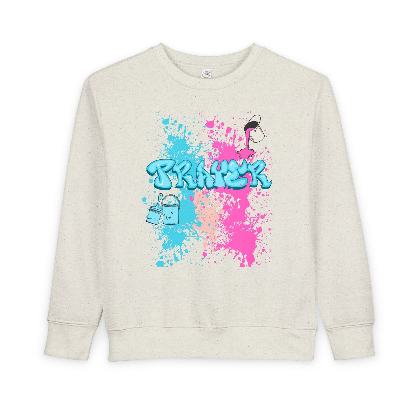 Colorful Toddler Sweatshirt with Fun Splash Design- The FOG BRAND's Cute Toddler Apparel, Kids Gift, Playtime Wear, Birthday Present, Cozy Kids Clothing
