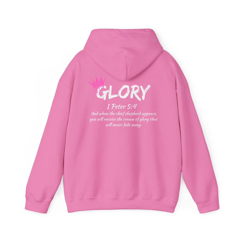 Glory Dripping Crown Unisex Hoodie -Faith inspired Heavy Blend Sweatshirt