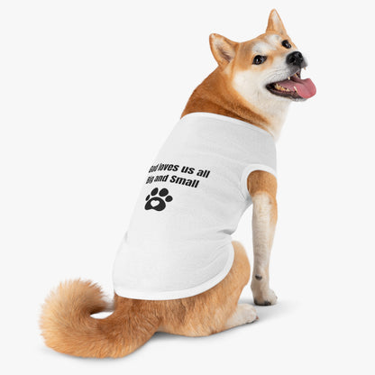 Pet Tank Top - 'Walks, Treats & Jesus'