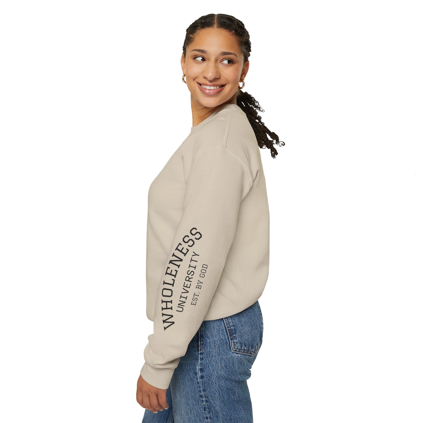 VERY BLESSED, PEACEFUL, & DEMURE- Crewneck Sweatshirt, Casual Sweatshirt, trends, memes & hashtags, long sleeve
