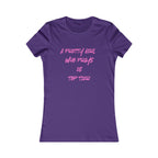 A Pretty Girl Who Prays Women's Tee– trending faith Inspired Tee in various colors