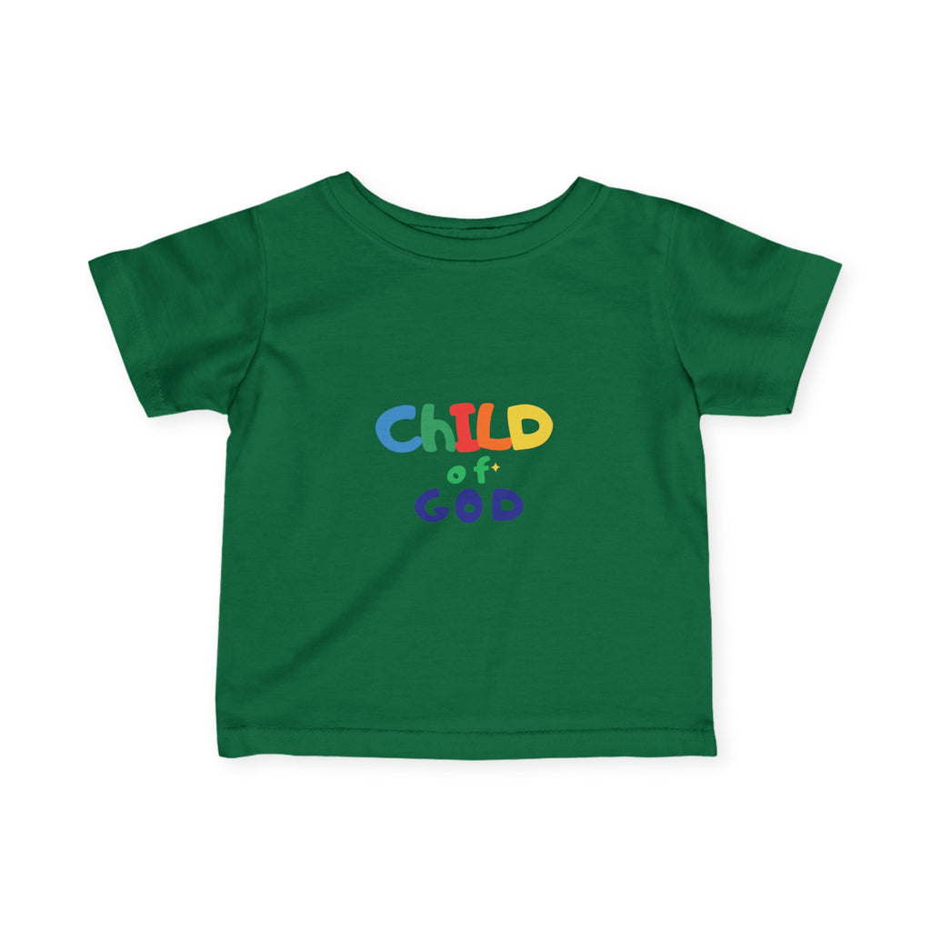 Toddler Child of God Infant Tee — Colorful Religious Baby T‑Shirt