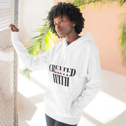 Created With Purpose Hoodie — Inspirational Faith Graphic Hoodie