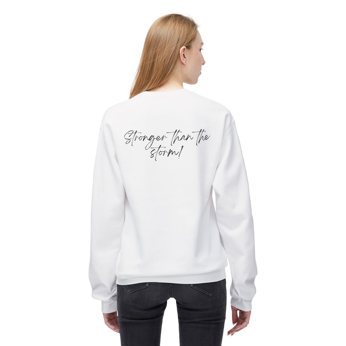 "She survived everything that was meant to destroy her" Crewneck Sweatshirt