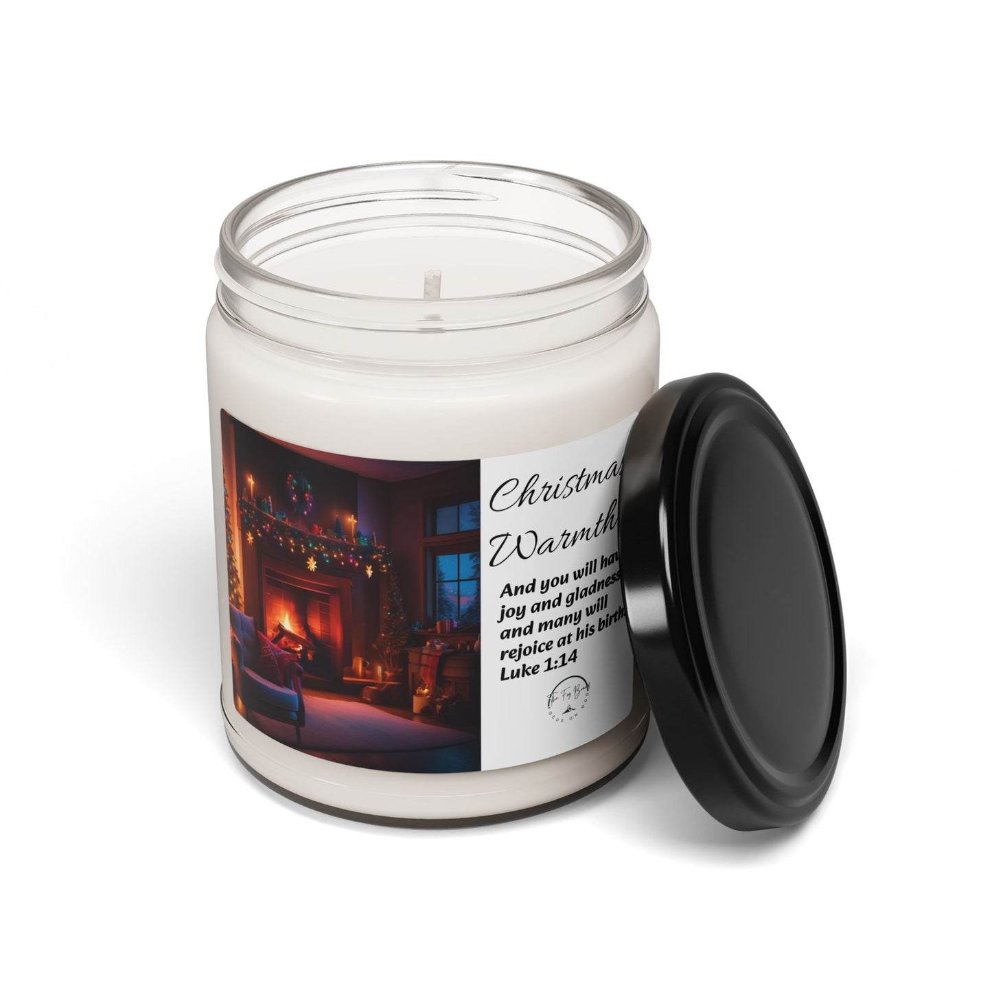 Christmas Warmth-Cozy Holiday Scented Soy Candle - 9oz