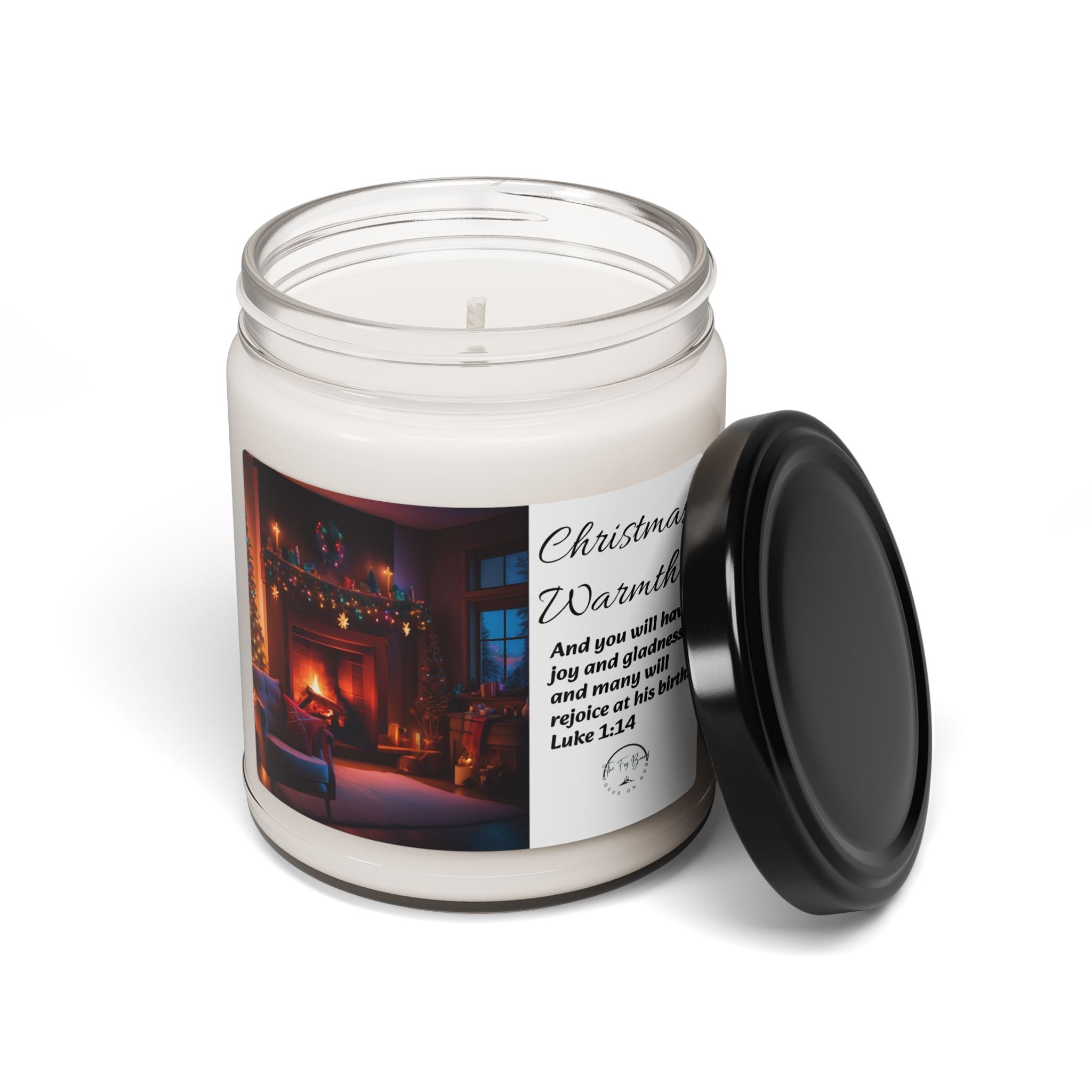 Soy Candle-Christmas Warmth-Cozy Holiday Scented- 9oz