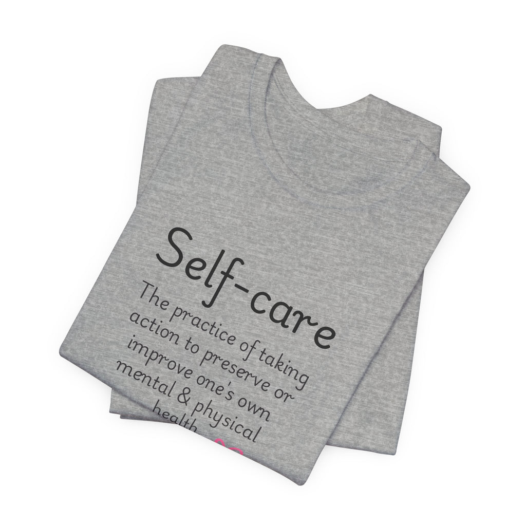 Embrace Self-Care Unisex Jersey Tee