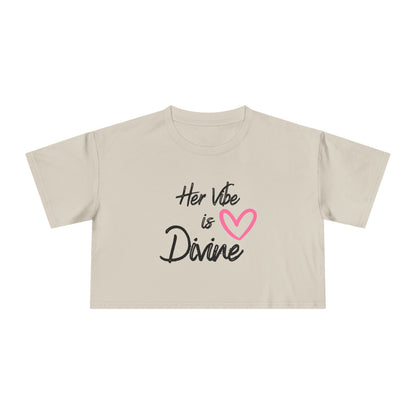 Faith-Inspired Women's Crop Tee, Motivational T-Shirt, Christian Apparel, Inspirational Gift, Summer Fashion