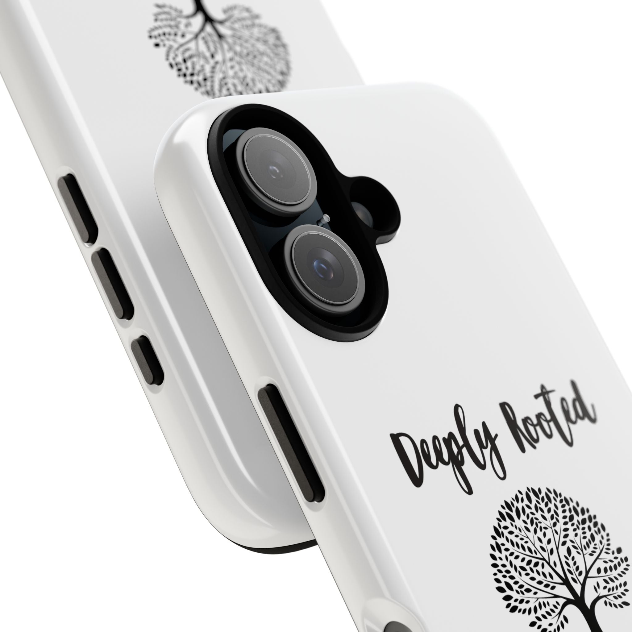 Cell Phone Case -Deeply Rooted Inspirational Tree Design for Faith and Strength