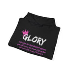 Glory Dripping Crown Unisex Hoodie -Faith inspired Heavy Blend Sweatshirt