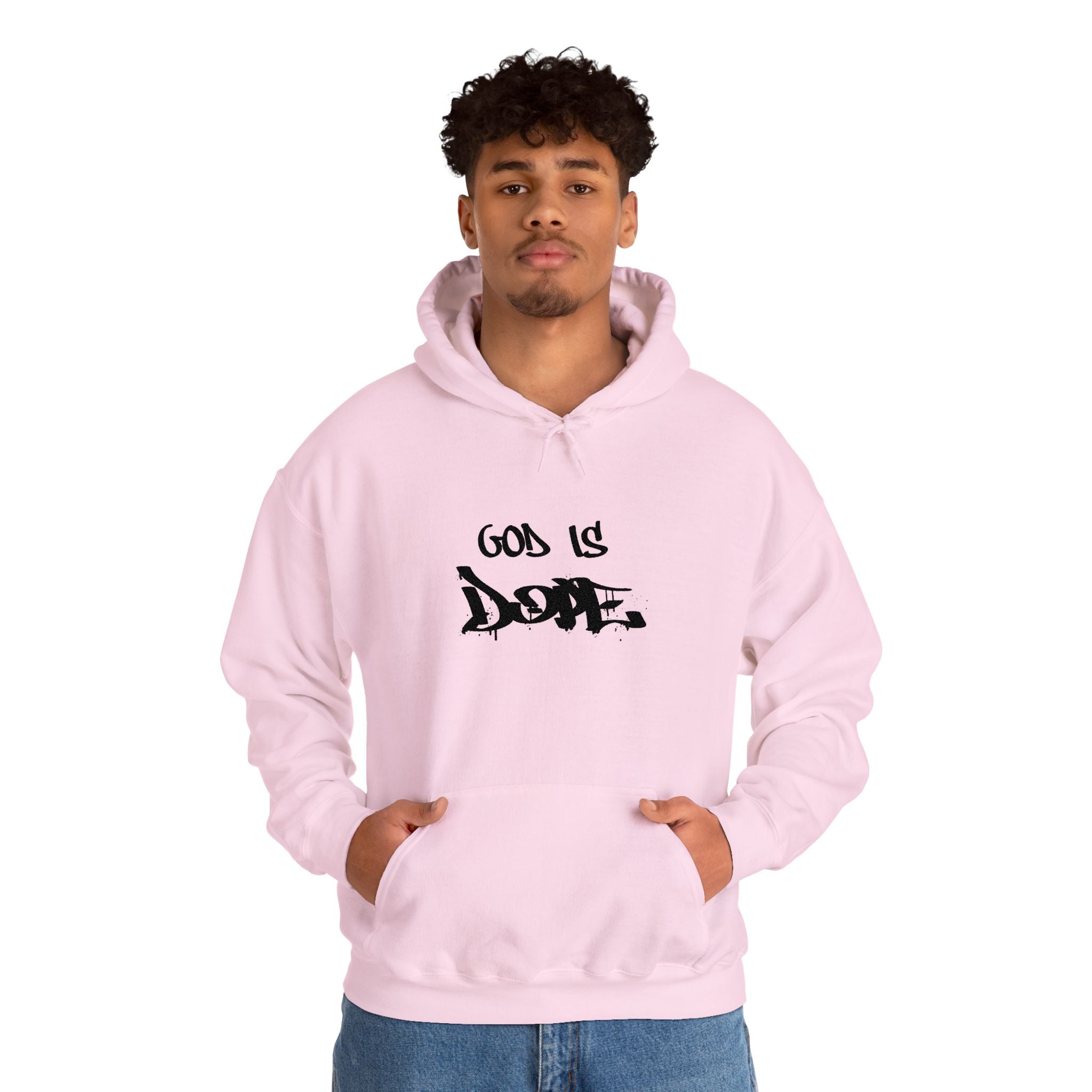 God is Dope Hoodie -Unisex Heavy Blend Sweatshirt, Casual Wear, Streetwear, Gift for Teens, Inspirational Clothing