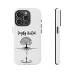 Cell Phone Case -Deeply Rooted Inspirational Tree Design for Faith and Strength