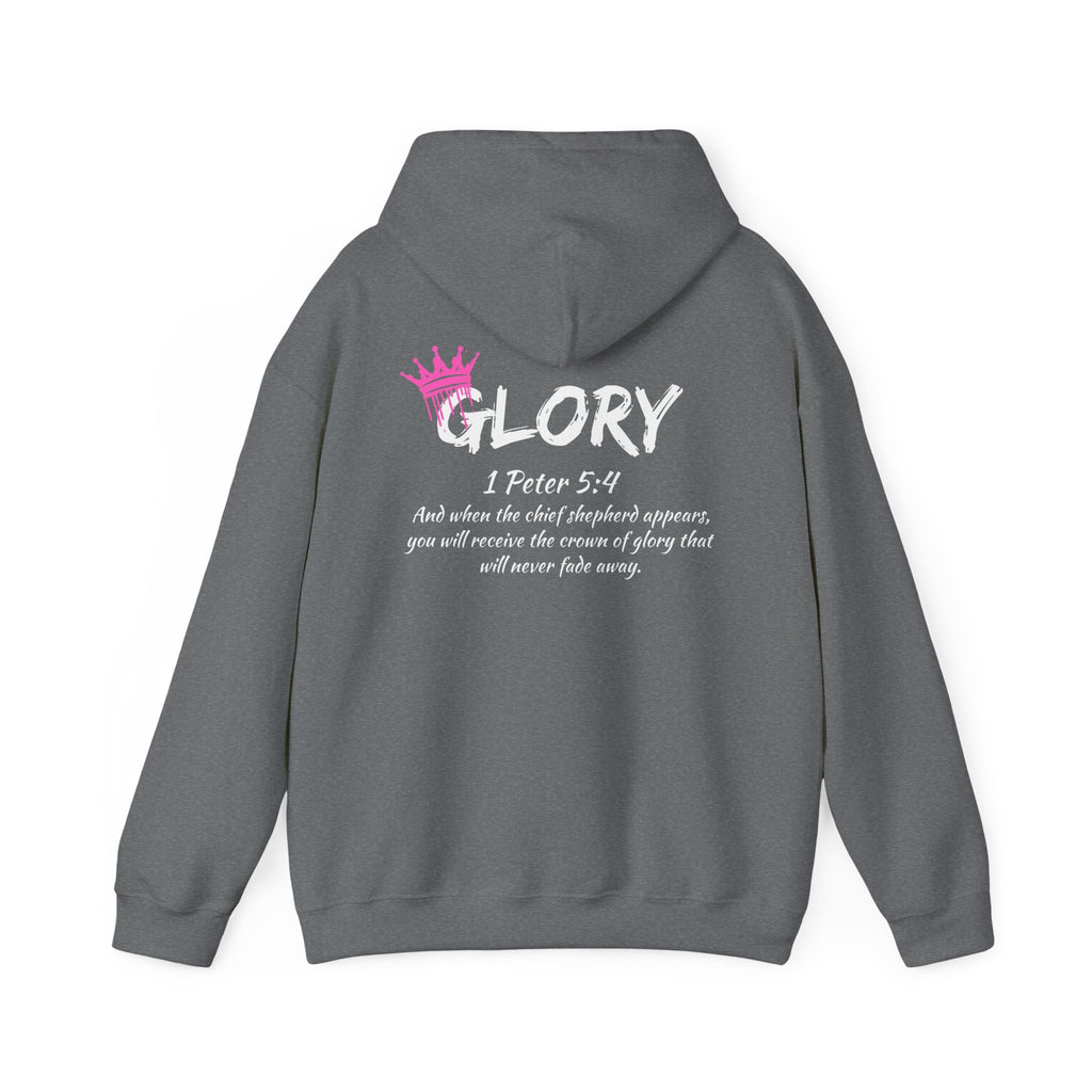 Glory Dripping Crown Unisex Hoodie -Faith inspired Heavy Blend Sweatshirt