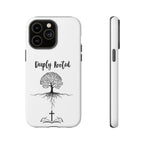 Cell Phone Case -Deeply Rooted Inspirational Tree Design for Faith and Strength