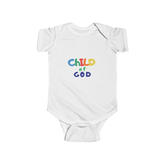Child of God Infant Bodysuit - Colorful Baby Onesie