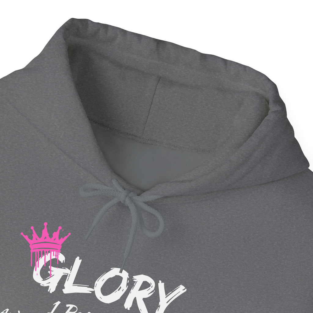 Glory Dripping Crown Unisex Hoodie -Faith inspired Heavy Blend Sweatshirt