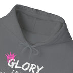Glory Dripping Crown Unisex Hoodie -Faith inspired Heavy Blend Sweatshirt