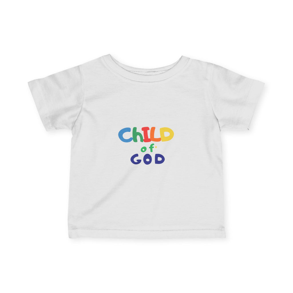 Toddler Child of God Infant Tee — Colorful Religious Baby T‑Shirt