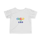 Toddler Child of God Infant Tee — Colorful Religious Baby T‑Shirt