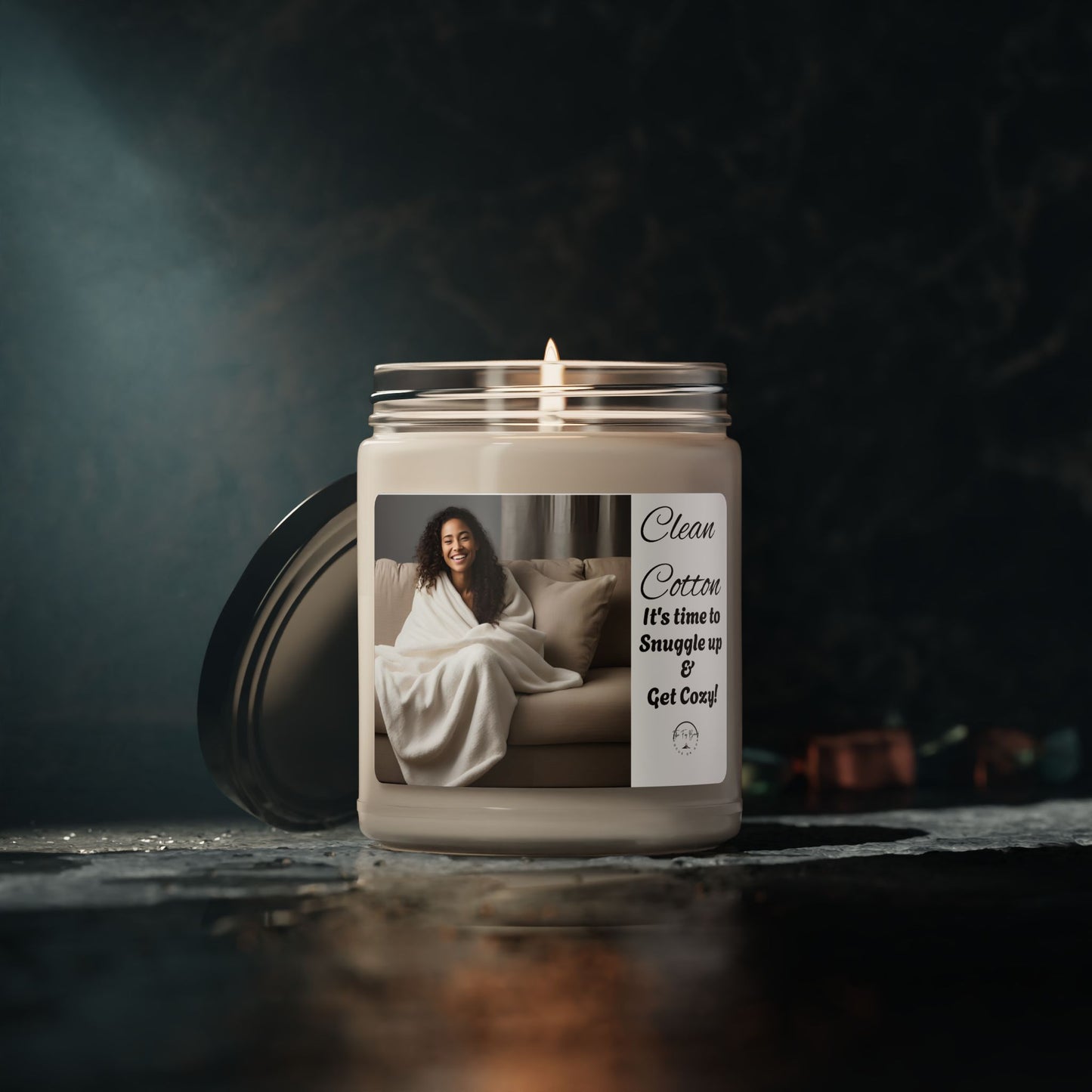 Clean Cotton Scented Soy Candle - 9oz