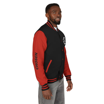 God Squad Unisex Letterman Jacket -THE FOD BRAND'S Bold Cross Design, Christian Strength & Faith Apparel