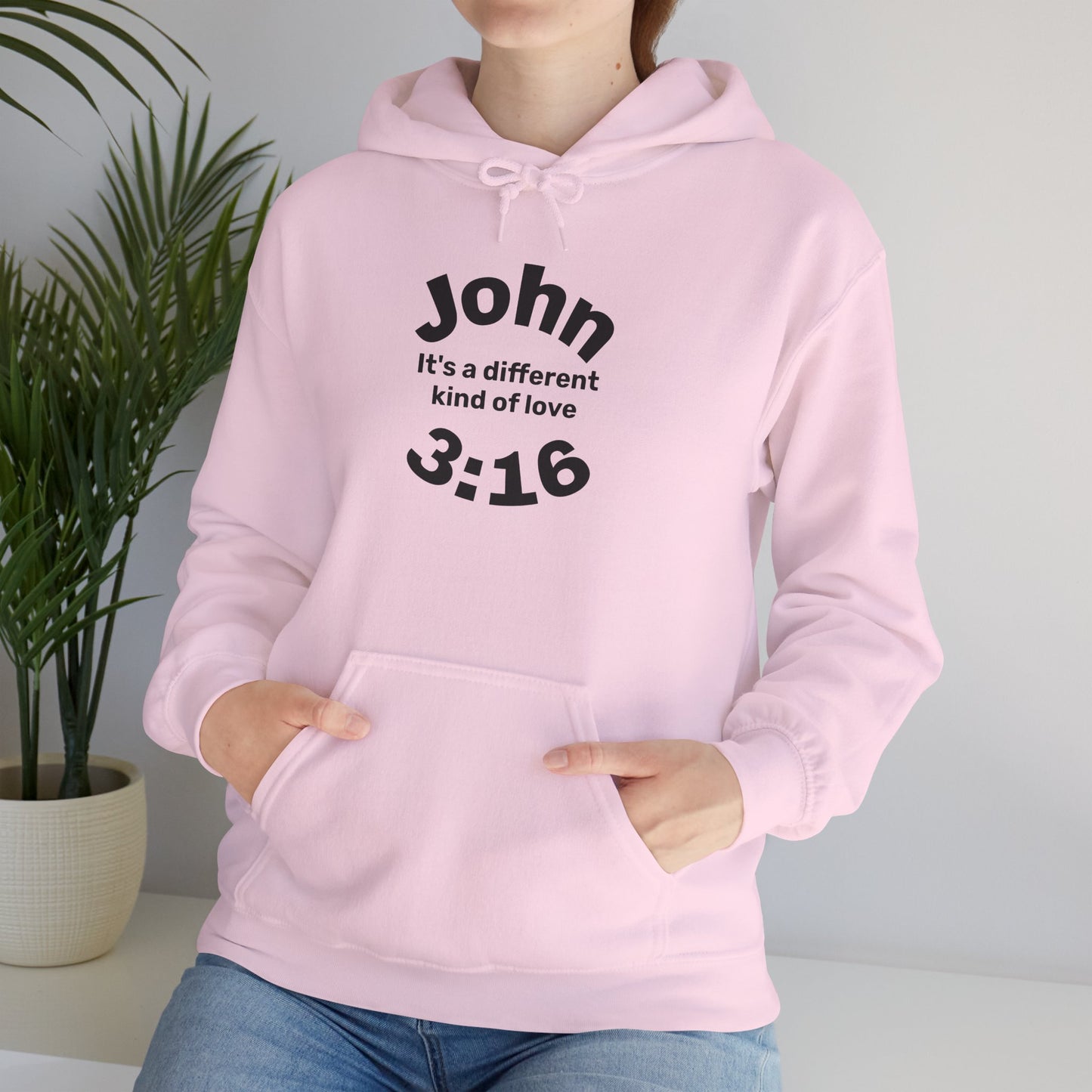 John 3:16- Unisex Hoodie, Heavy Blend Sweatshirt, Cozy, Inspirational,