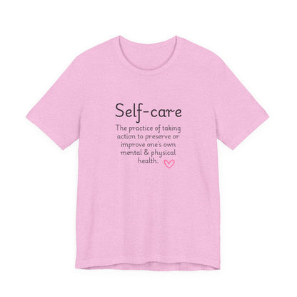 Embrace Self-Care Unisex Jersey Tee