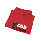 GOD SQUAD by The FOG BRAND- Unisex Hooded Sweatshirt with scripture-Spiritual Gift, Cozy Lounge Wear, Inspirational Apparel, Christian Apparel