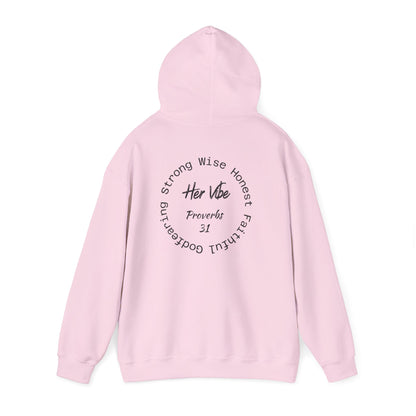 Her Vibe Is Divine Proverbs 31 Woman-Hoodie for God Fearing Women
