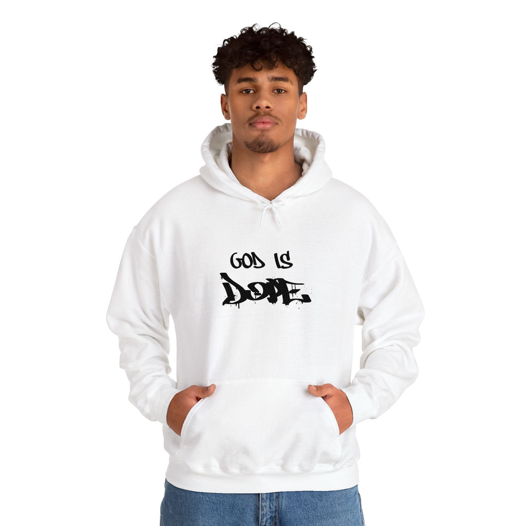 God is Dope Hoodie -Unisex Heavy Blend Sweatshirt, Casual Wear, Streetwear, Gift for Teens, Inspirational Clothing