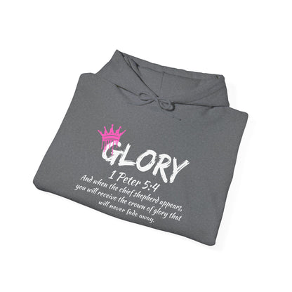 Glory Dripping Crown Unisex Hoodie -Faith inspired Heavy Blend Sweatshirt