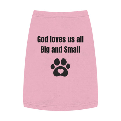 Pet Tank Top - 'Walks, Treats & Jesus'