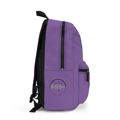 She Survived Everything That Was Meant to Destroy Her Backpack — Inspirational Women’s Purple Backpack