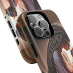 Cell phone case-Woman Praying-Spiritual Prayer Phone Case - Tough Cases with Inspirational Design