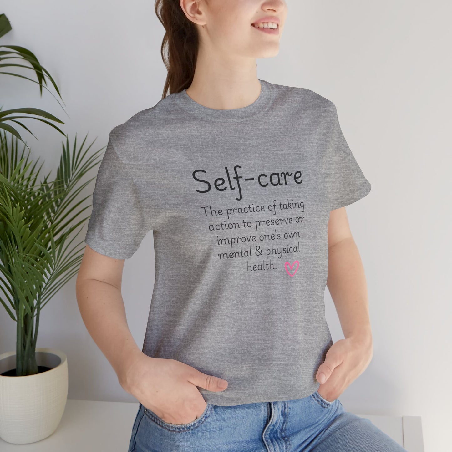 Embrace Self-Care Unisex Jersey Tee