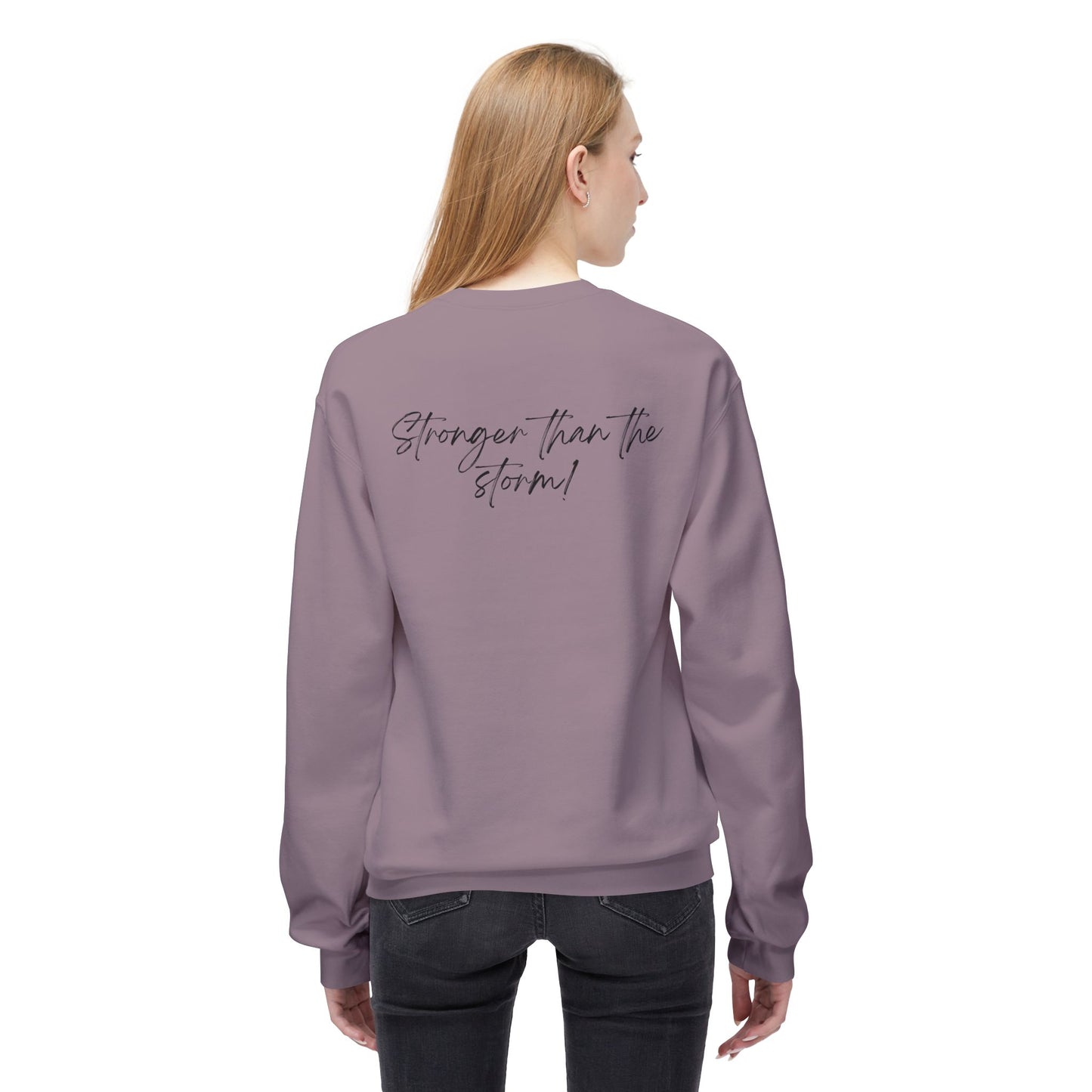"She survived everything that was meant to destroy her" Crewneck Sweatshirt