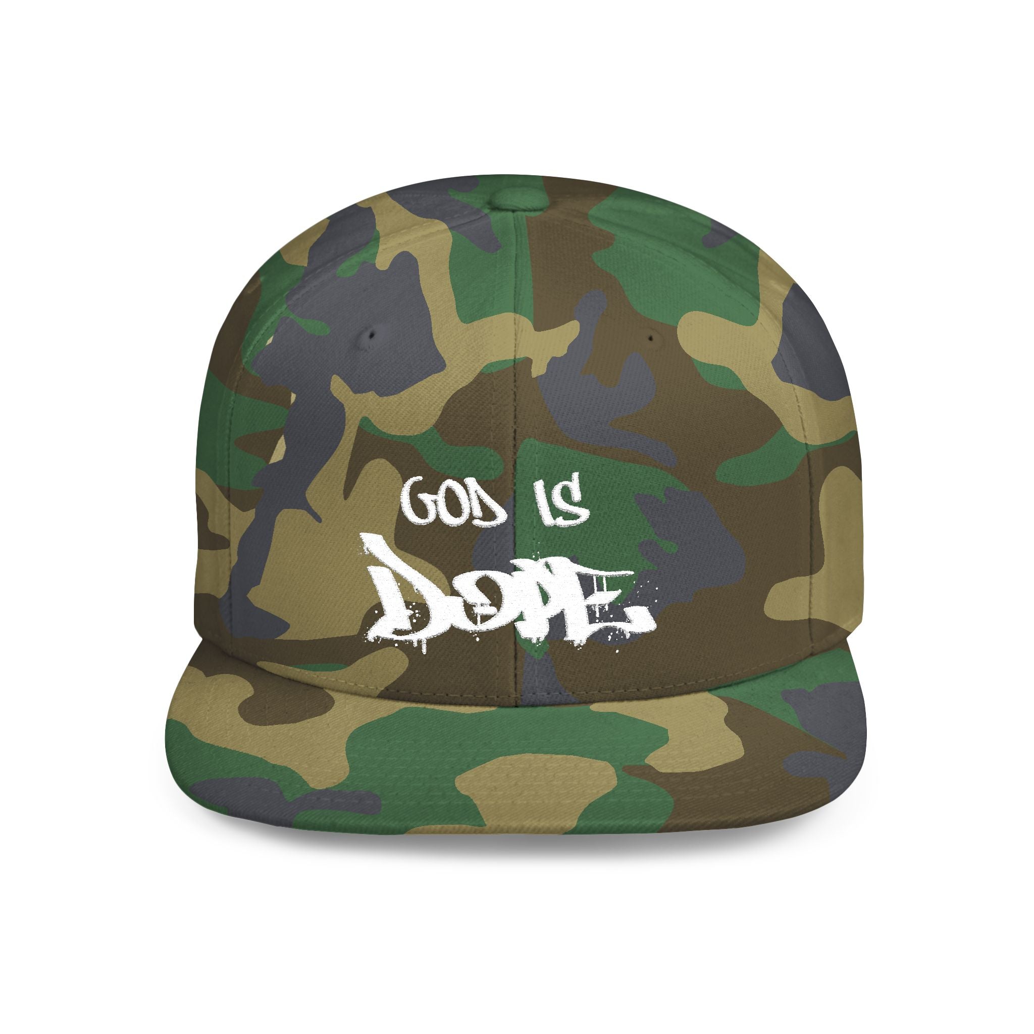 God is Dope-Snapback Hat (White letters) multiple colors