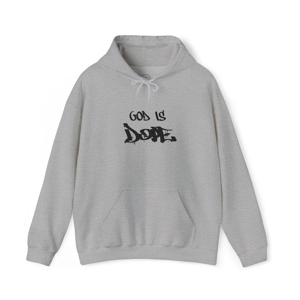 God is Dope Hoodie -Unisex Heavy Blend Sweatshirt, Casual Wear, Streetwear, Gift for Teens, Inspirational Clothing