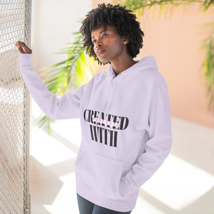 Created With Purpose Hoodie — Inspirational Faith Graphic Hoodie