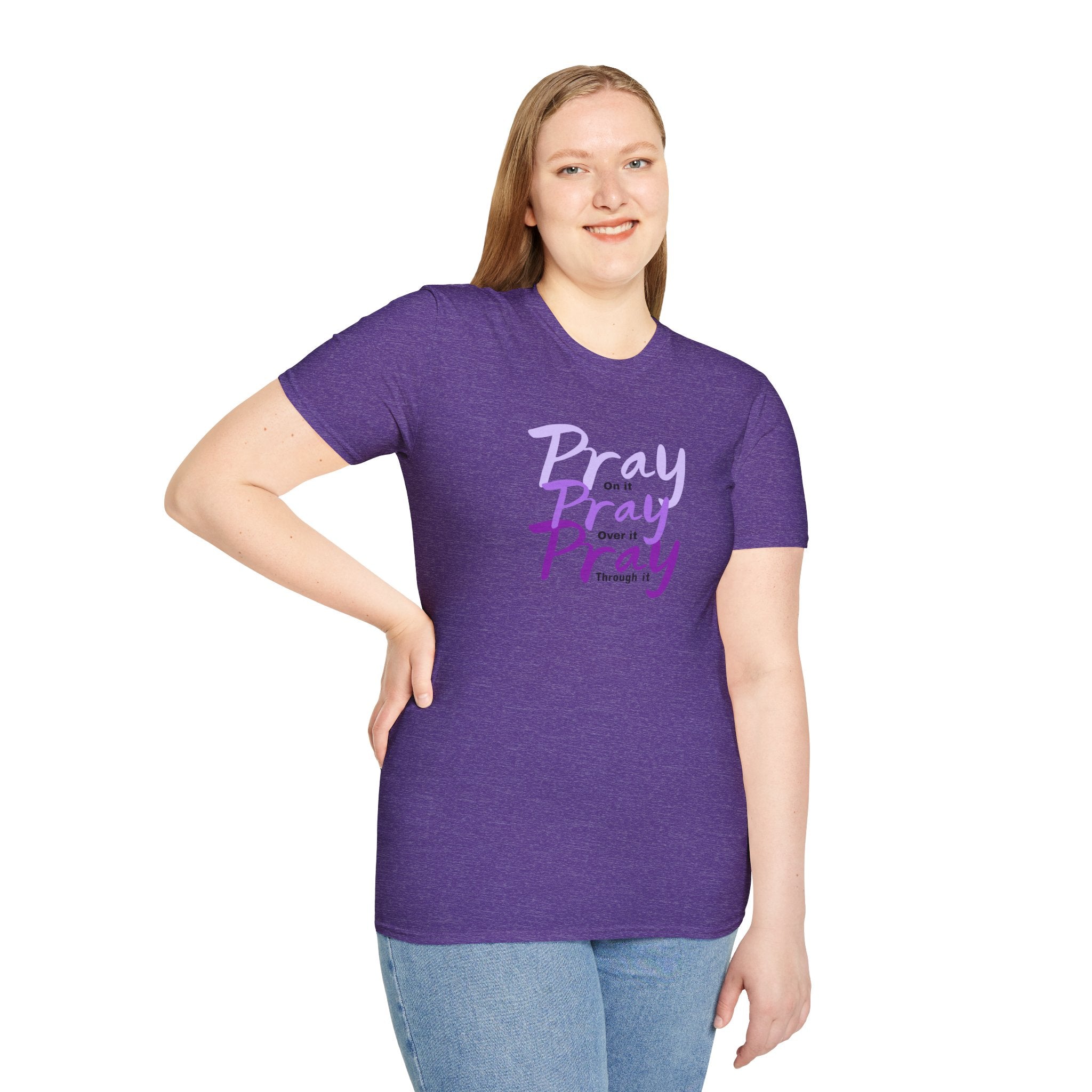 Pray On Over and Through It-Women's Softstyle Tee