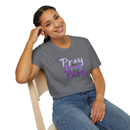 Pray On Over and Through It-Women's Softstyle Tee