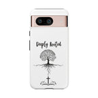 Cell Phone Case -Deeply Rooted Inspirational Tree Design for Faith and Strength